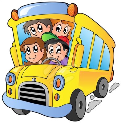 Clip art: School bus with | Clipart Panda - Free Clipart Images