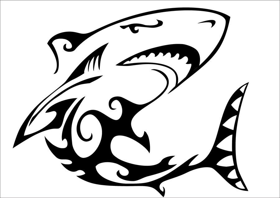 Shark And Tattoo Fish Tattoo