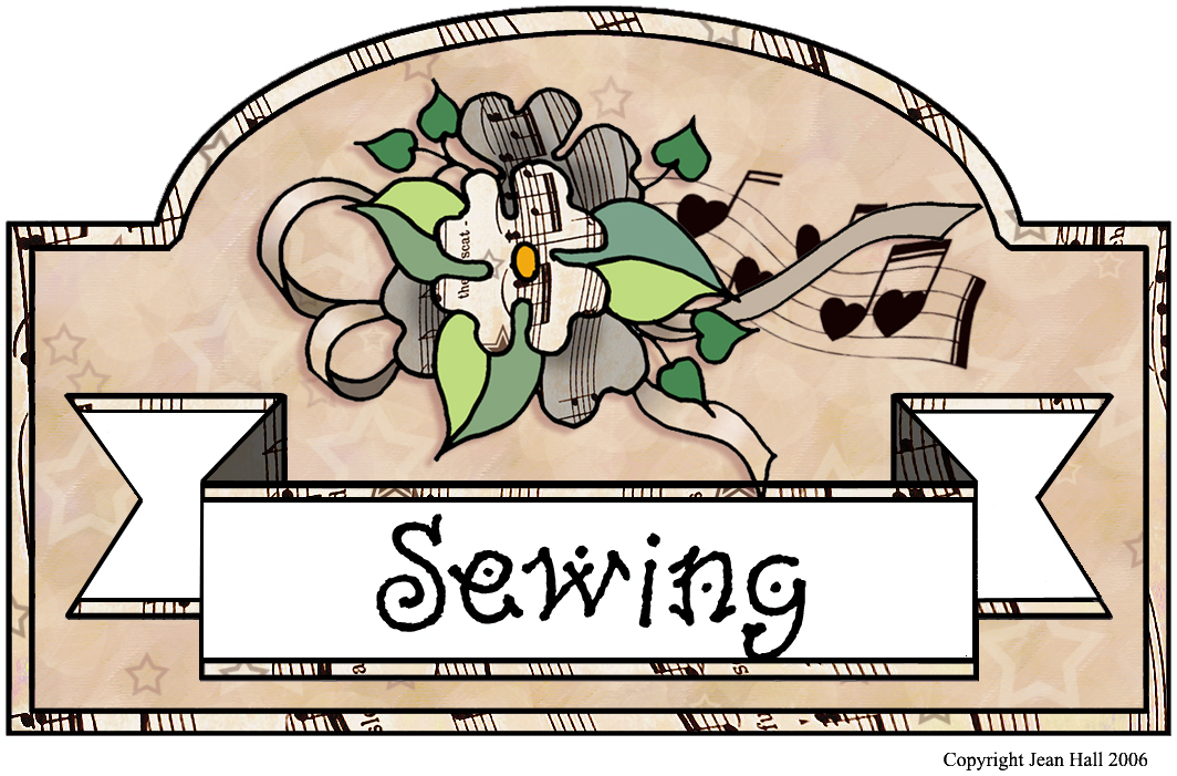 ArtbyJean - Vintage Sheet Music: Make a sign for your sewing room ...