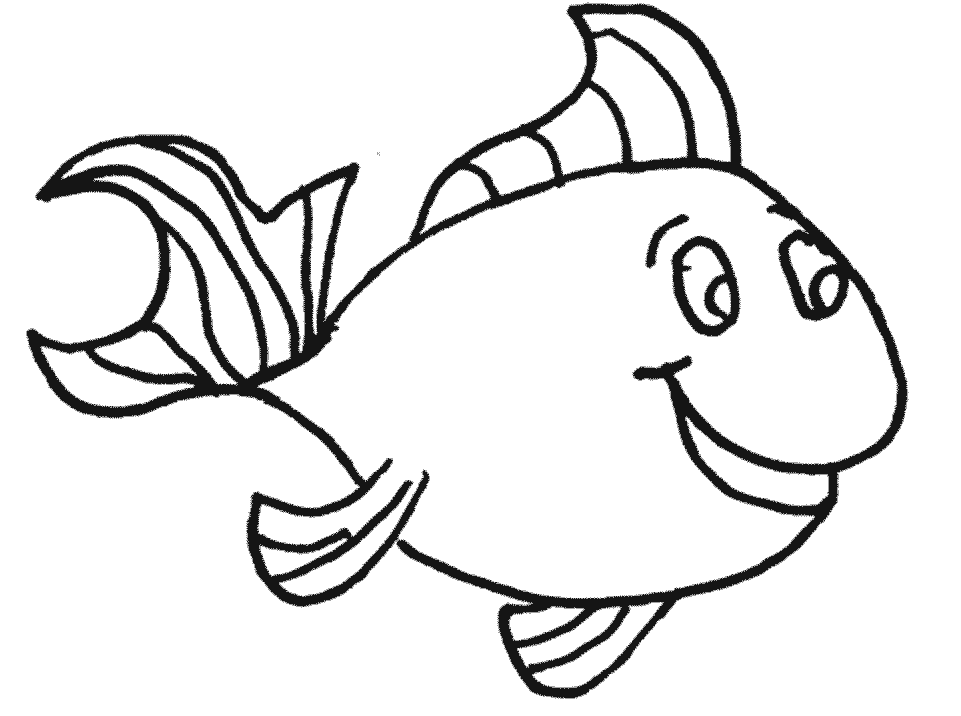 blank fish coloring page : Printable Coloring Sheet ~ Anbu ...