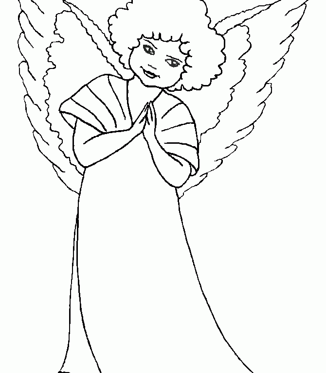 GUARDIAN ANGEL Colouring Pages (page 2)