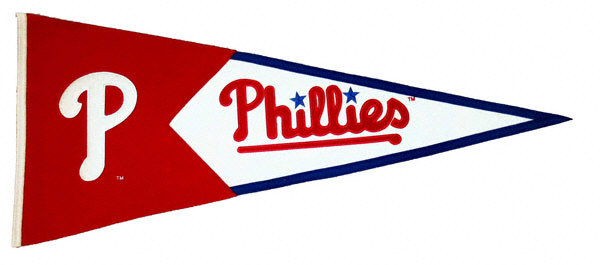 Philadelphia Phillies Classic Wool Pennant: Winning Streak cheap ...