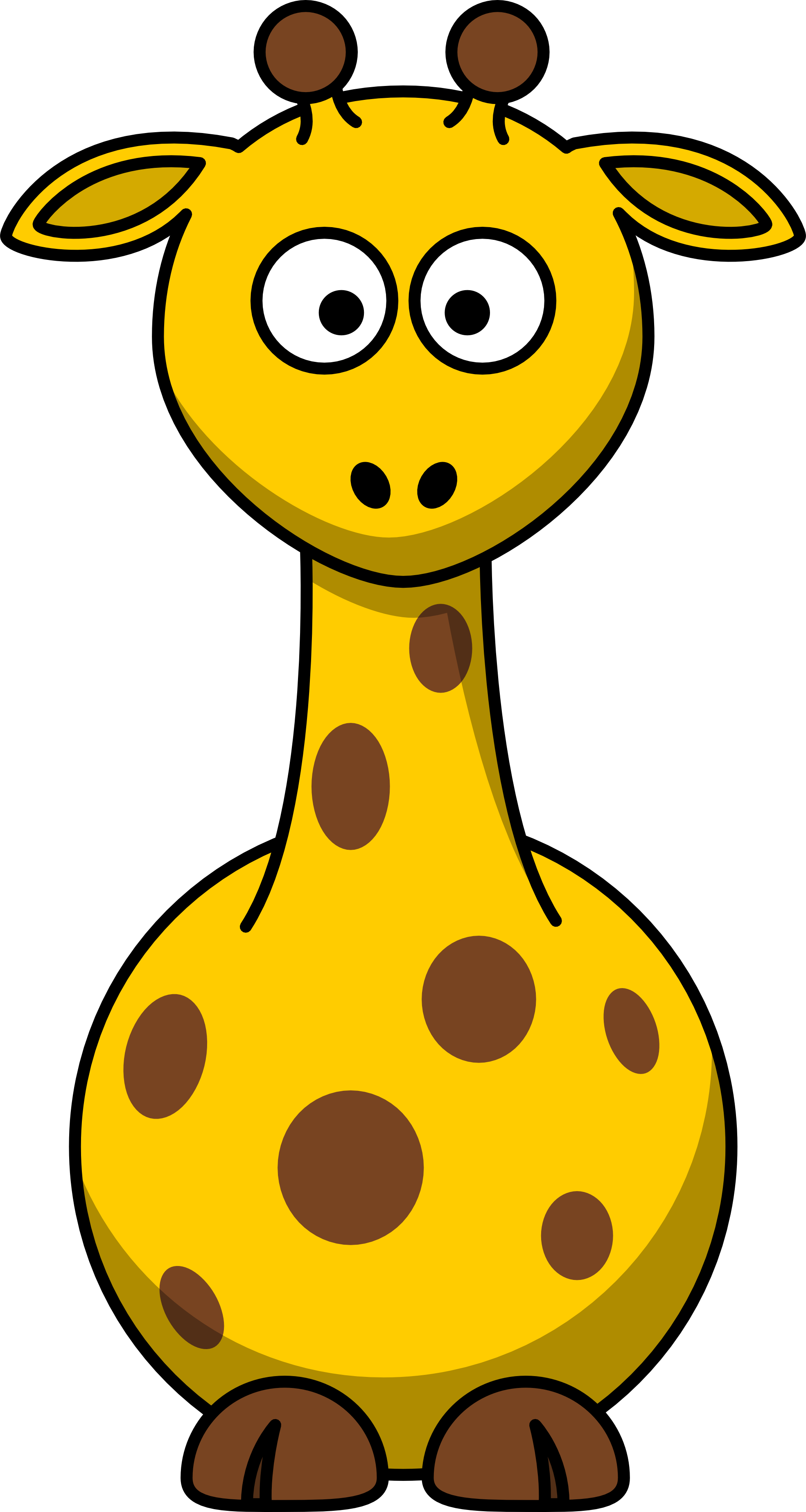 Cartoon Giraffe Face - ClipArt Best