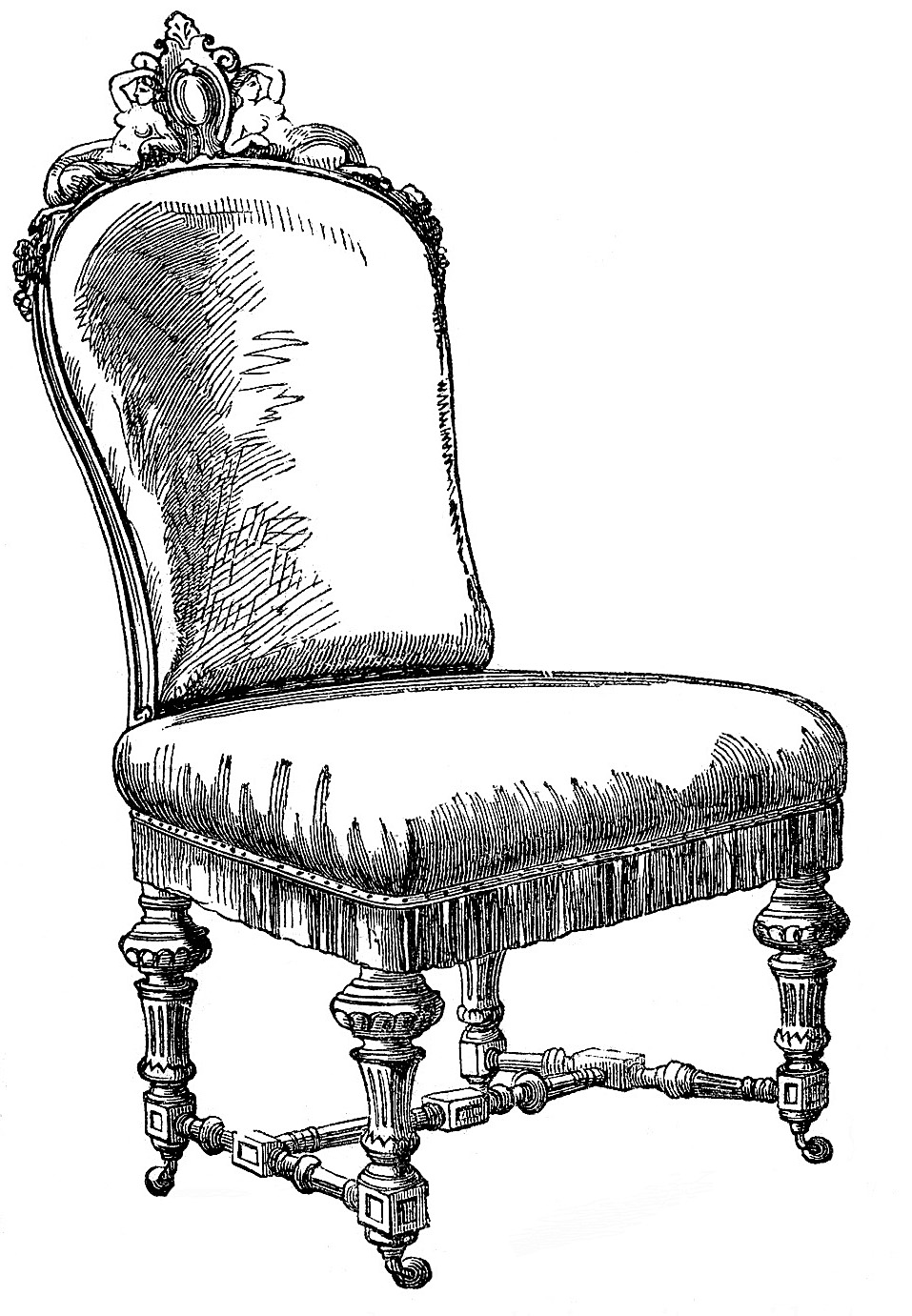 chairs clipart black and white - photo #15