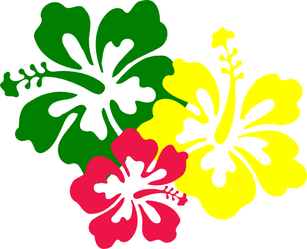 Hawaiian Flower Border - ClipArt Best