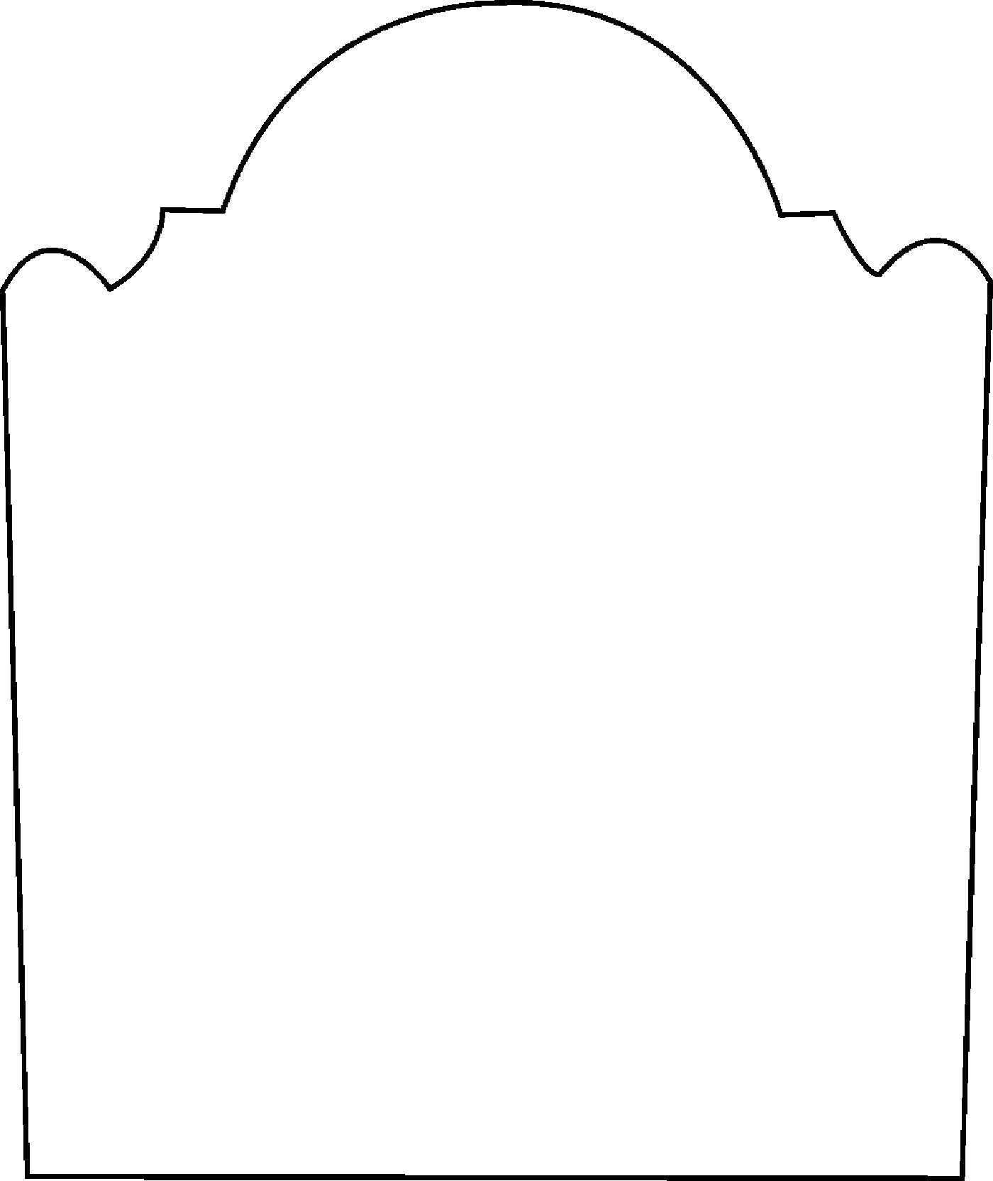 Blank Tombstone Template - ClipArt Best