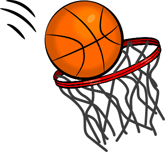The Totally Free Clip Art Blog: Sports - Basketball with hoop