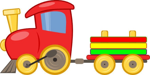 Train Carriages clip art - vector clip art online, royalty free ...