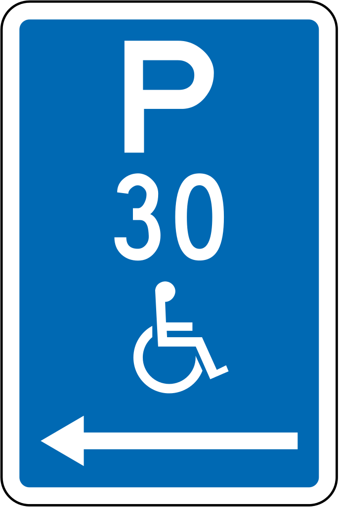 File:New Zealand - Disabled Parking Time Limit (left).svg ...