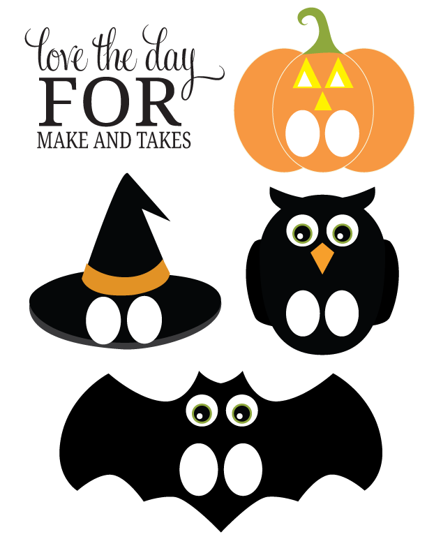 Printable Halloween Finger Puppets | Make and Takes