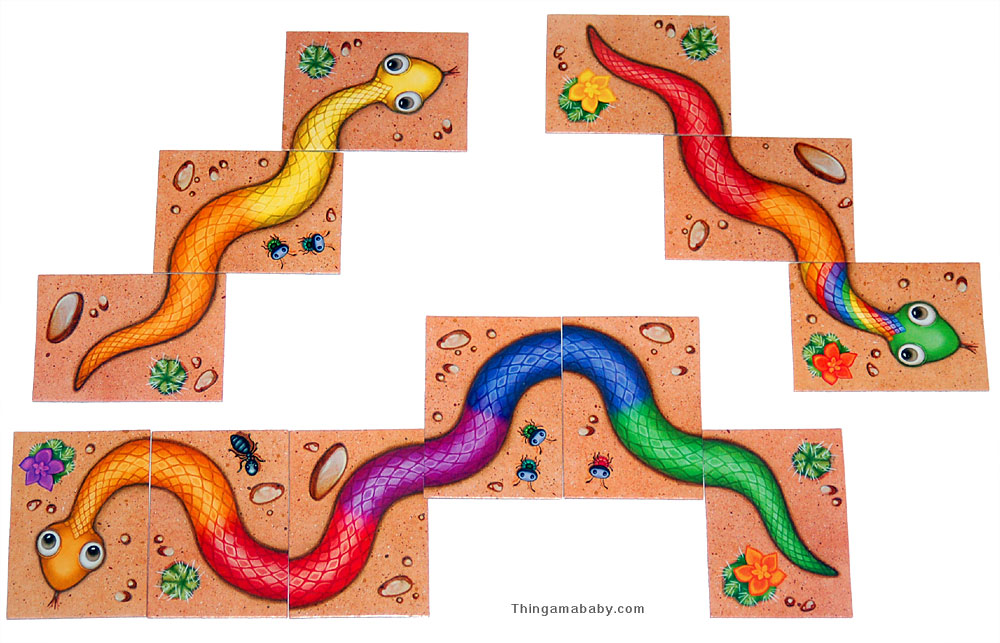 Game Review: Hisss Snake-Making Tile Game for Toddlers | Thingamababy