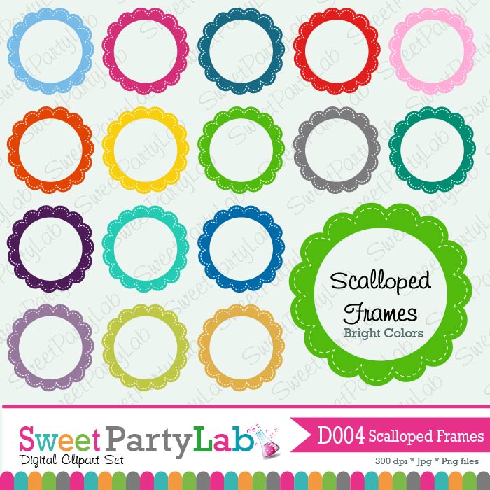 5 Free Download Digital Frames & Borders - The Inspiration Party ...