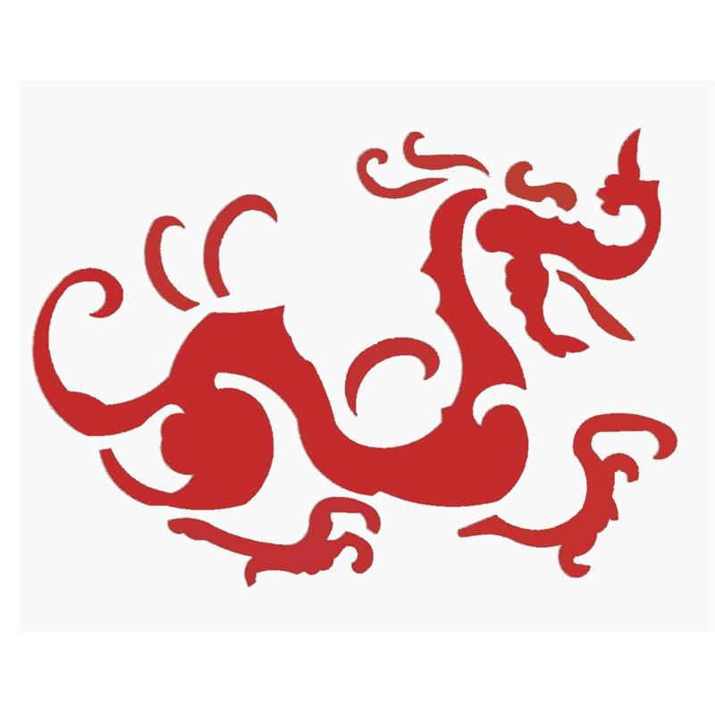 Polyvine Chinese Dragon Stencil