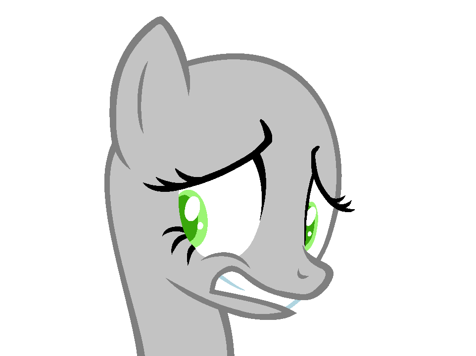 Shocked Pony --BASE-- by iVuiAdopts on deviantART