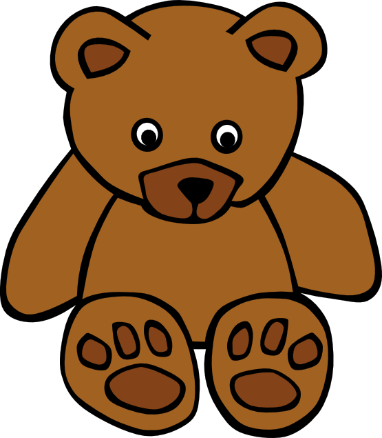 clipartist.net » Clip Art » gerald g simple teddy bear scalable ...