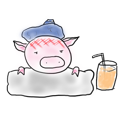 File:Sick Pig Cartoon.jpg - Wikimedia Commons
