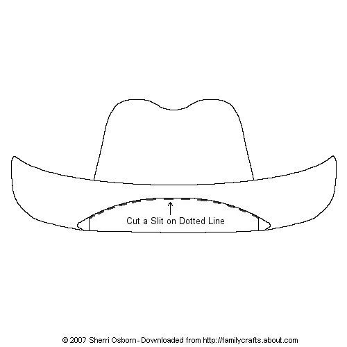 Coloing Pages Cowgirl Hat - Cliparts.co