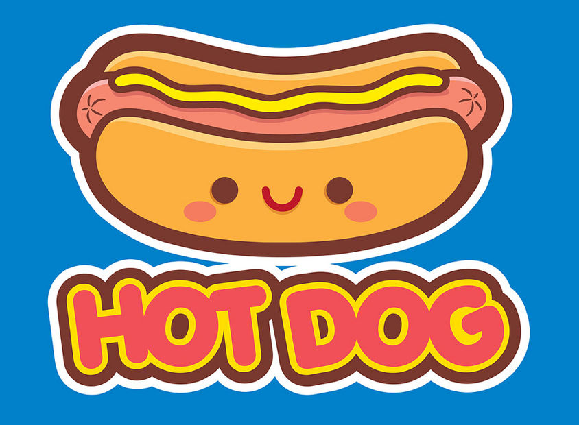 Kawaii Hotdog T-shirt! | I am Todd