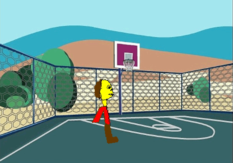 Basketball Court Cartoon - Cliparts.co