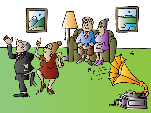 Old People Party By Alexei Talimonov | Media & Culture Cartoon ...