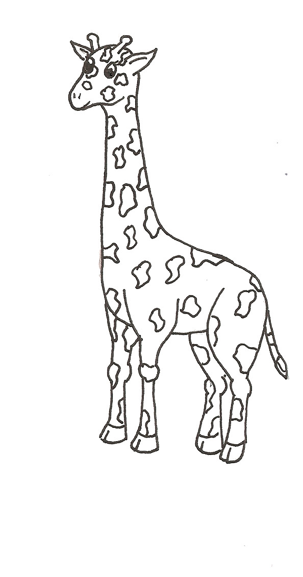 Giraffe Line Art by Veranda on DeviantArt