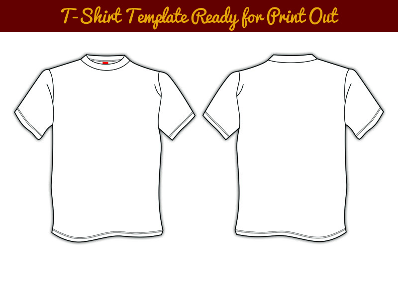 blank t-shirts template