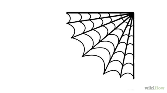 3 Ways to Draw a Spider Web - wikiHow