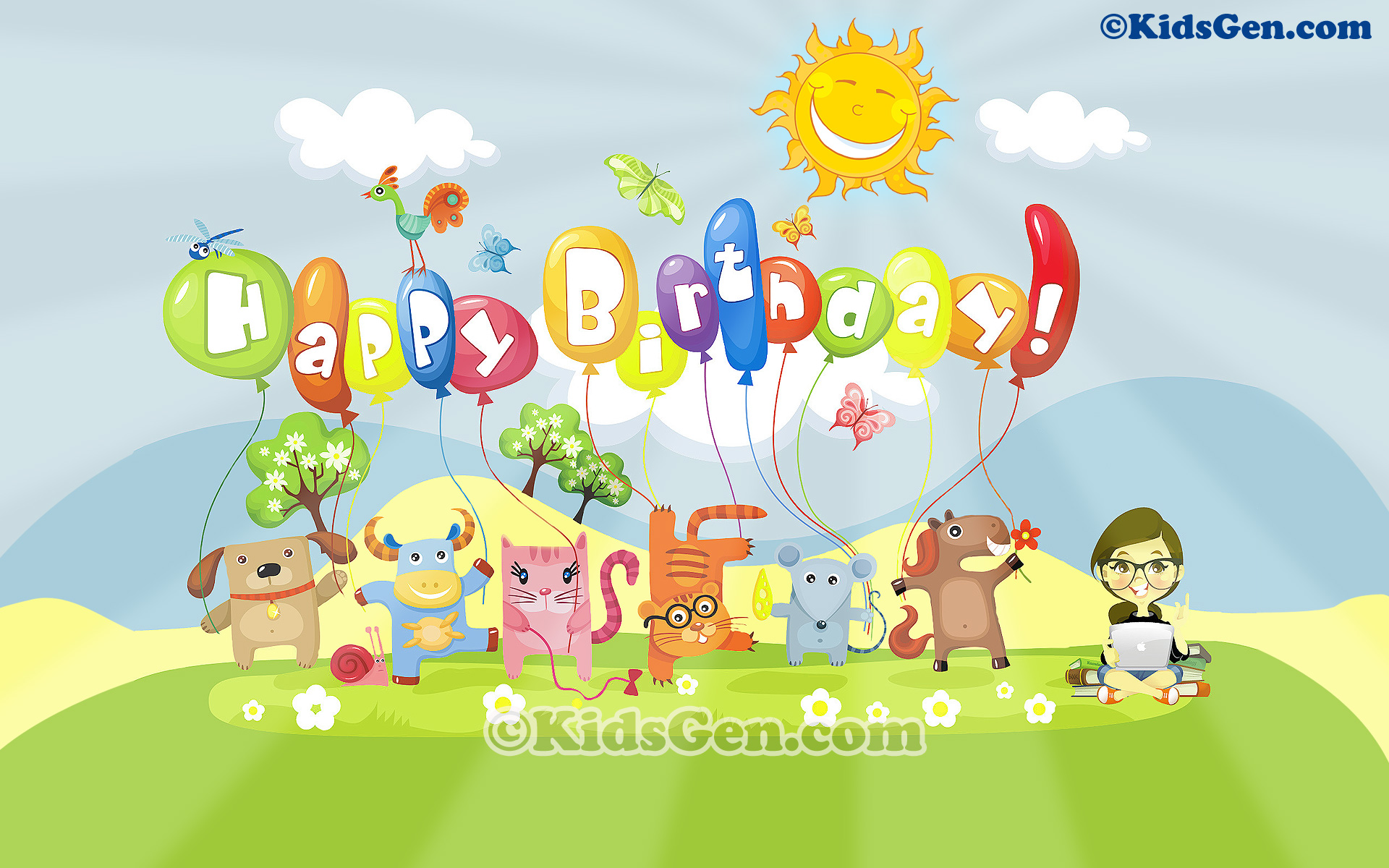 Birthday Wallpapers for kids