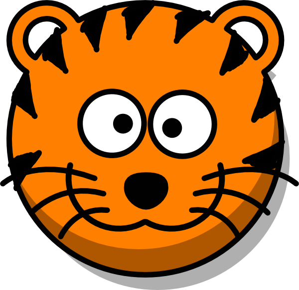 Cartoon Tiger Head Clipart - Free Clip Art Images