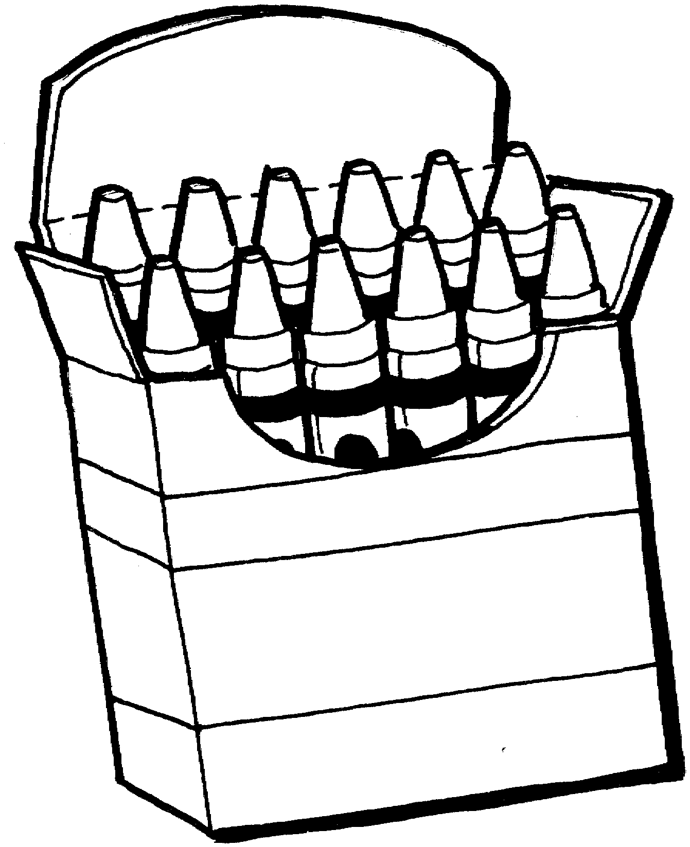 clipart school supplies black and white - photo #12