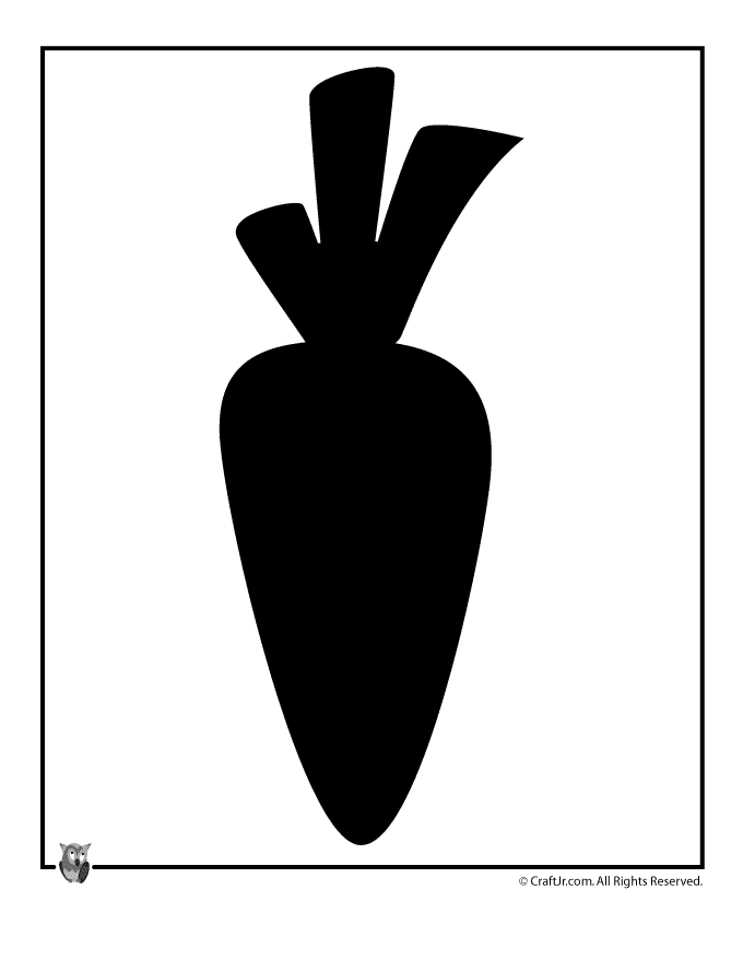 Easter Carrot Shape | Craft Jr.