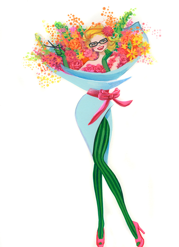 meri-flowers-bouquet | Melody Owens Art