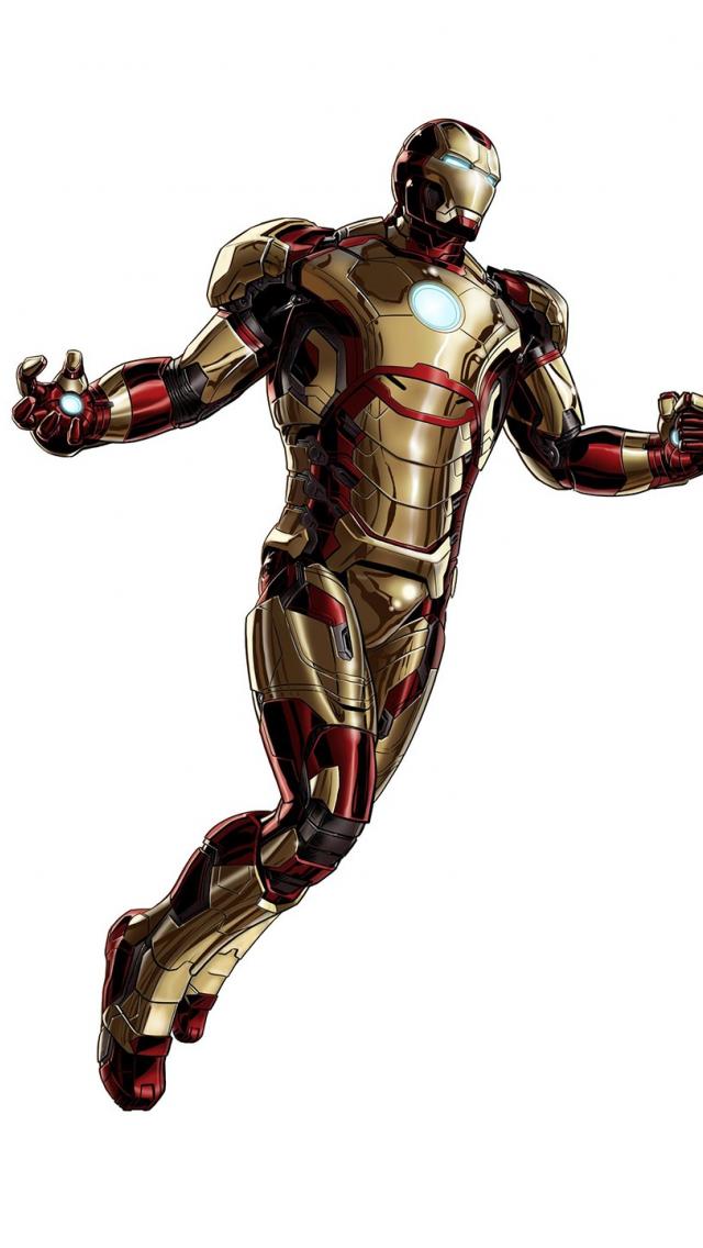 Iron Man Marvel Comics artwork white background High Quality and ...