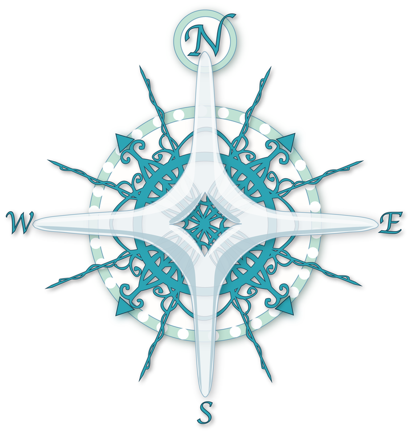Frozen Compass Rose by willowdream on deviantART