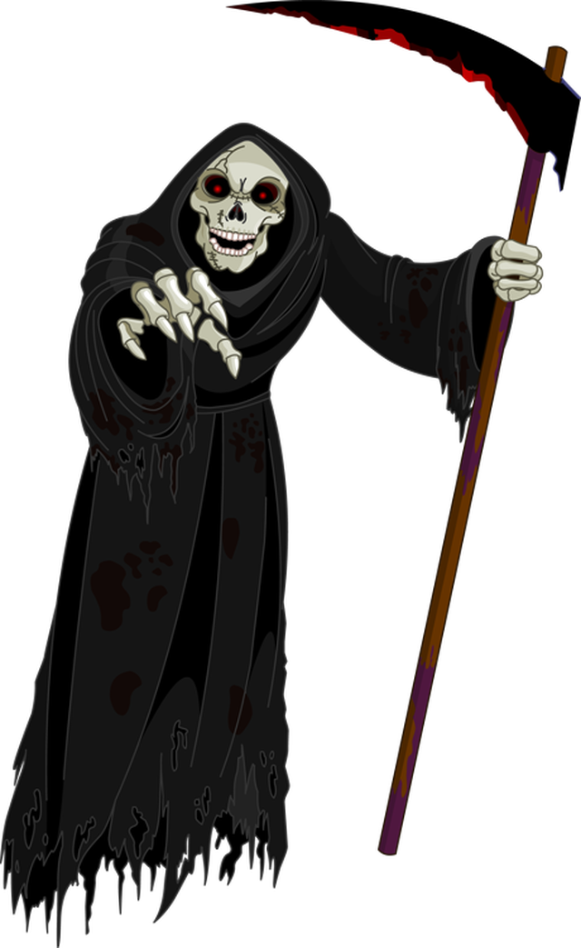 Grim Reaper Skeleton