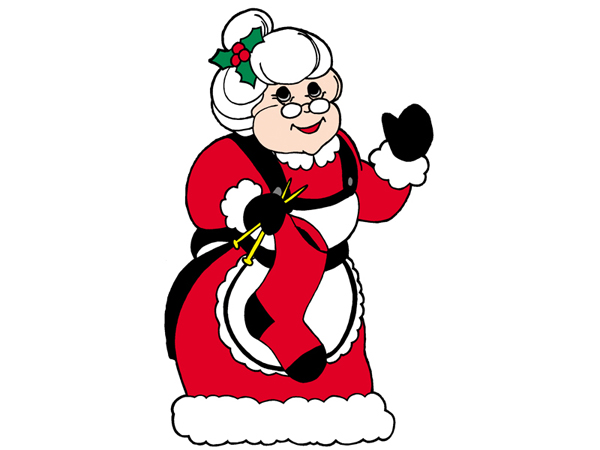 Mrs. Claus Waving