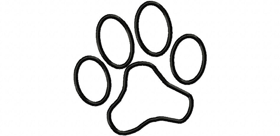 Cougar Paw Print Outline - ClipArt Best