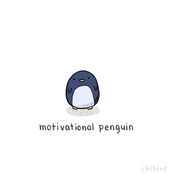Motivational penguin - GIF on Imgur