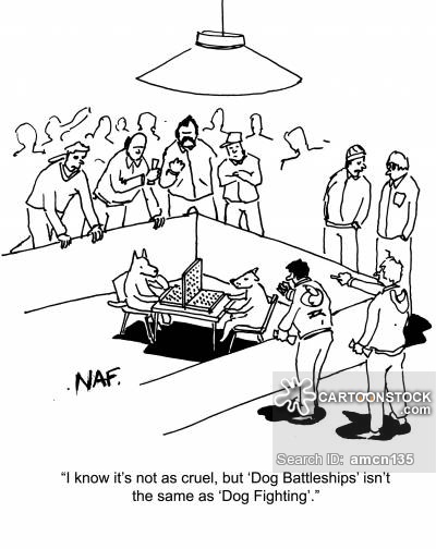 Dog Fight Cartoons and Comics - funny pictures from CartoonStock
