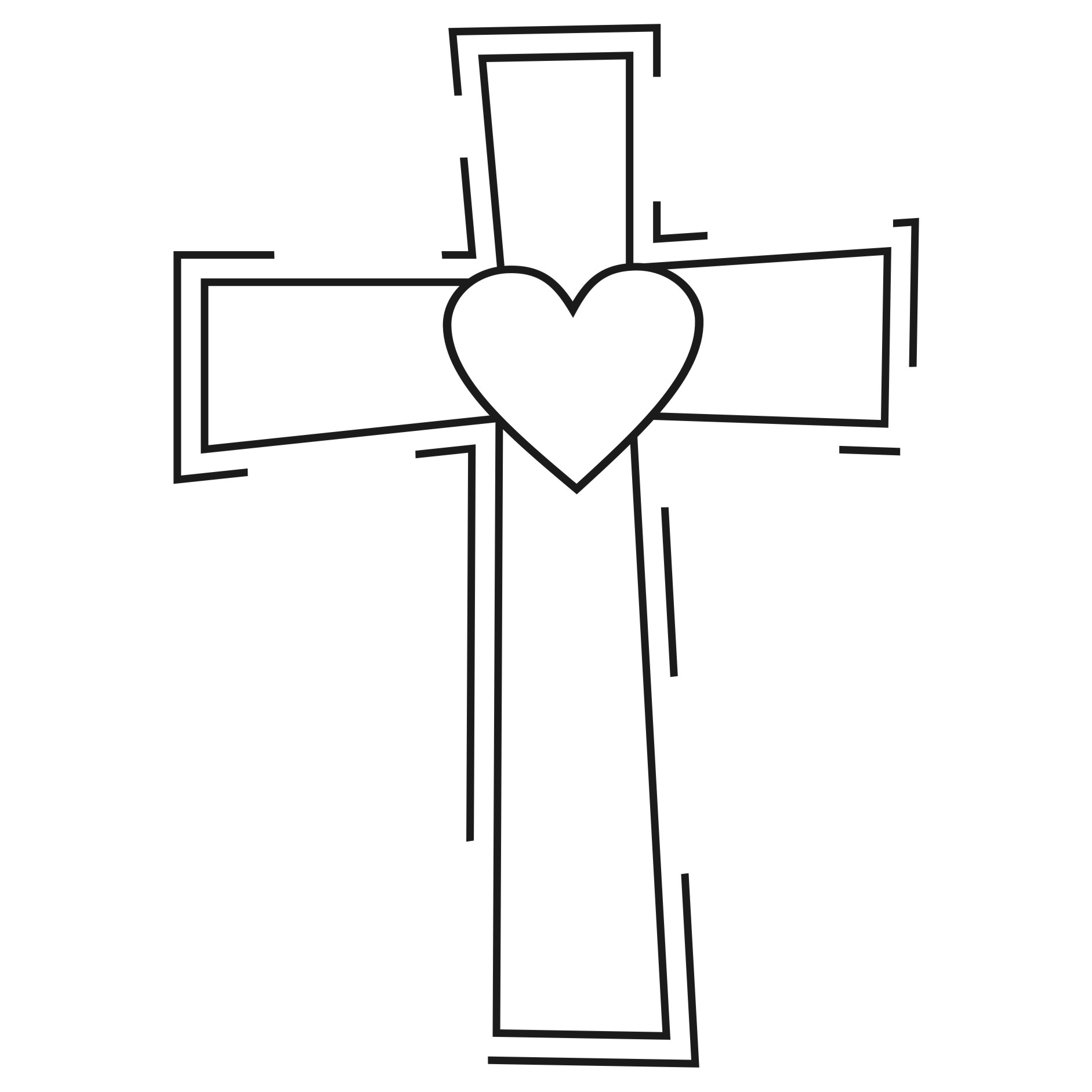 Clipart & Design Ideas: Clipart » Religious » heart cross