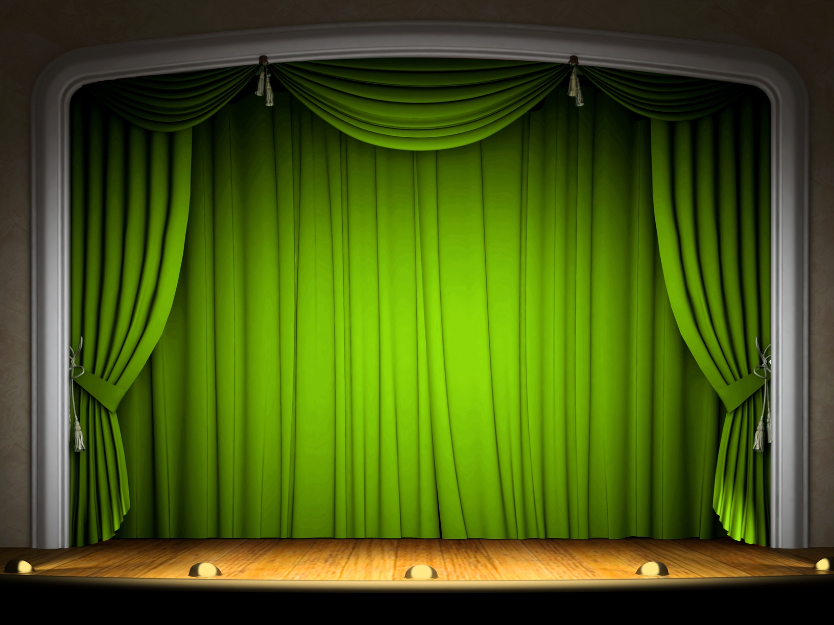 Stage Curtains Clipart - Free Clipart