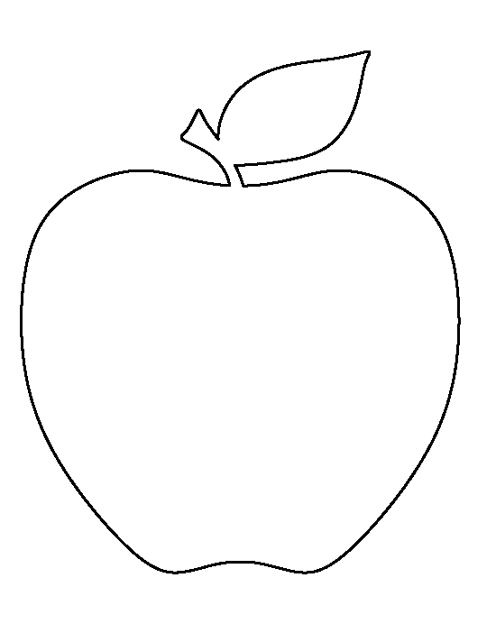 Apple Template Pdf