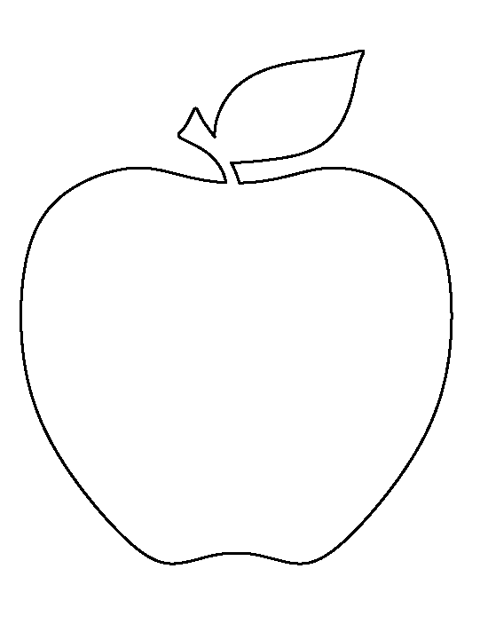 Apple Template Cliparts co