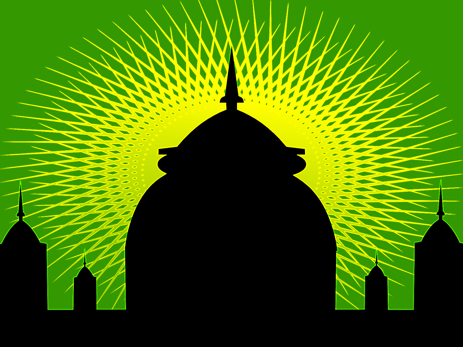 Hasil mengambar dengan inkscape membuat wallpaper masjid | ARIF ...
