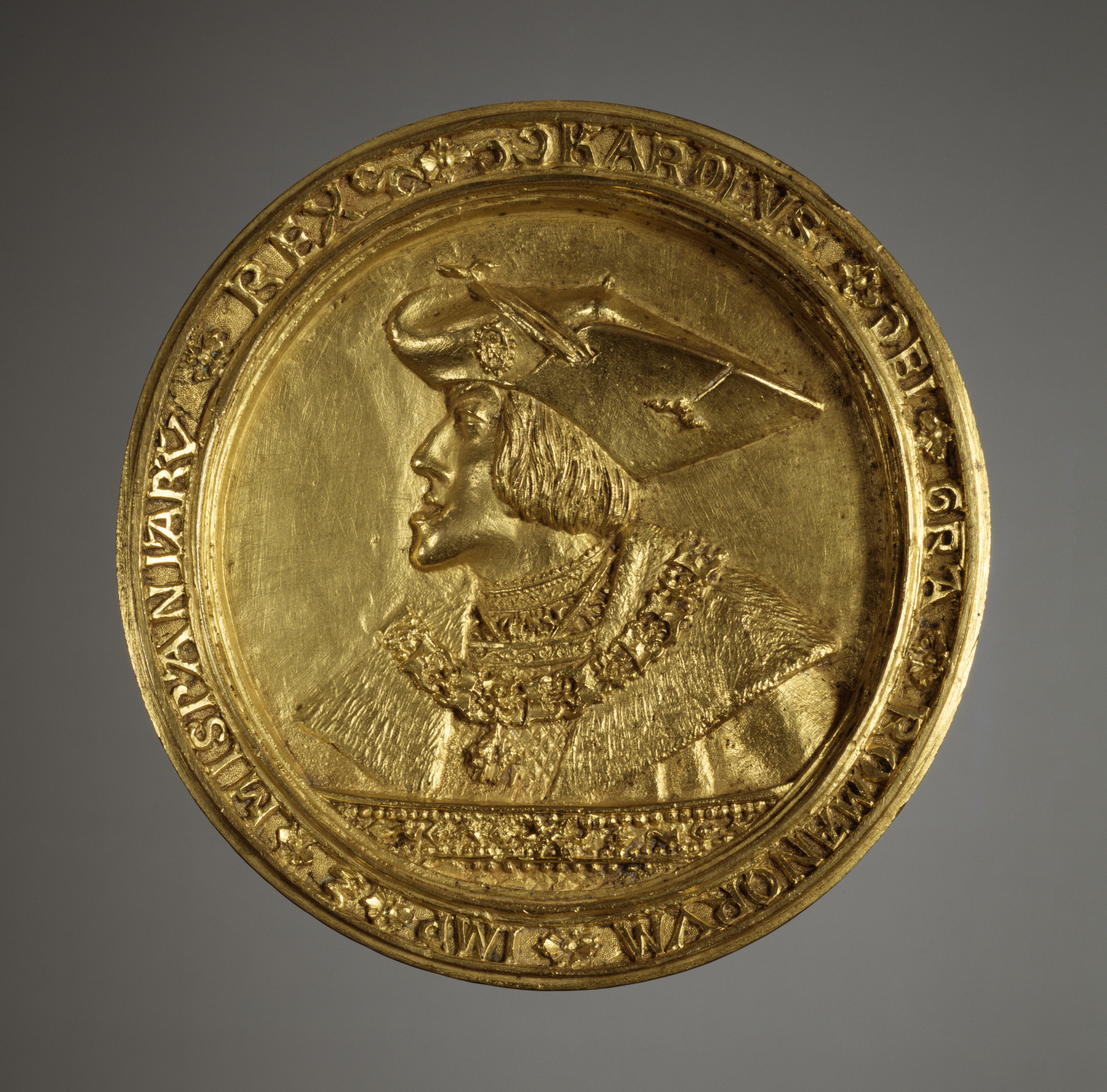 File:Hans Schwarz - Medallion with Portrait of Emperor Charles V ...