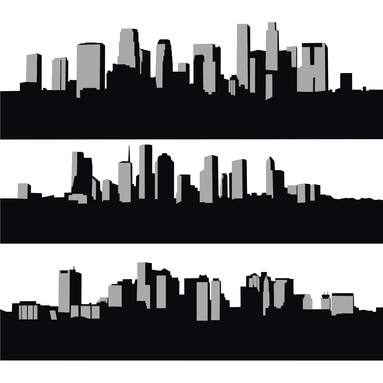 Skyline Free Vector Illustration License For Commercial Use ...
