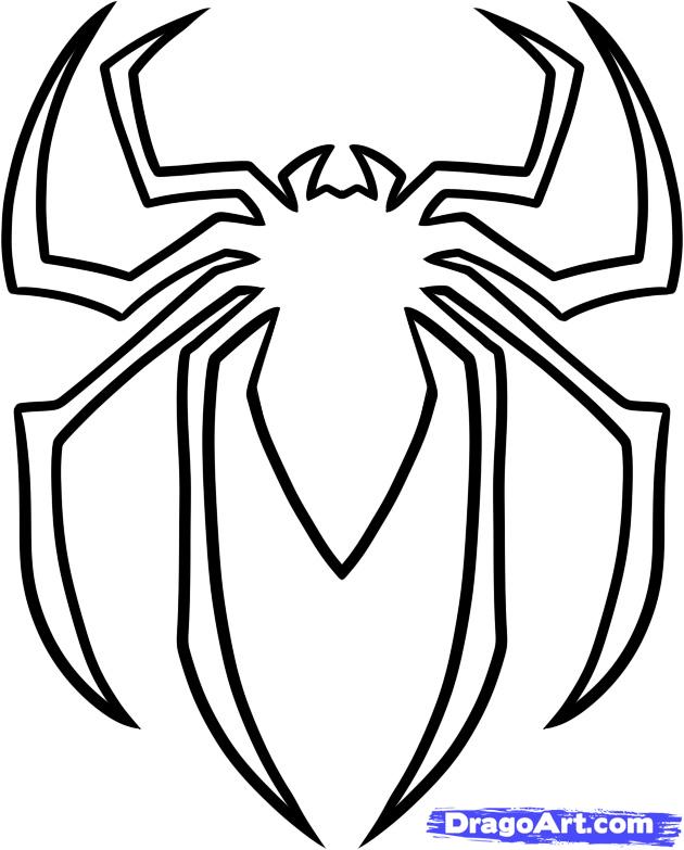 Spiderman Face Logo - Spiderman Mask Clipart