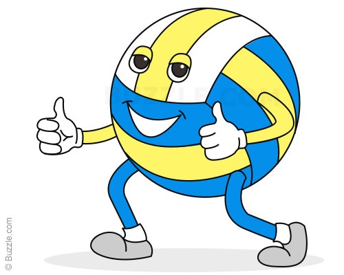 free cartoon volleyball clipart - photo #21