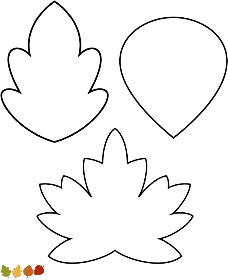 Free Leaf Template - AZ Coloring Pages