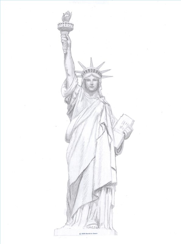 How to Draw the Statue of Liberty (with Pictures) | eHow